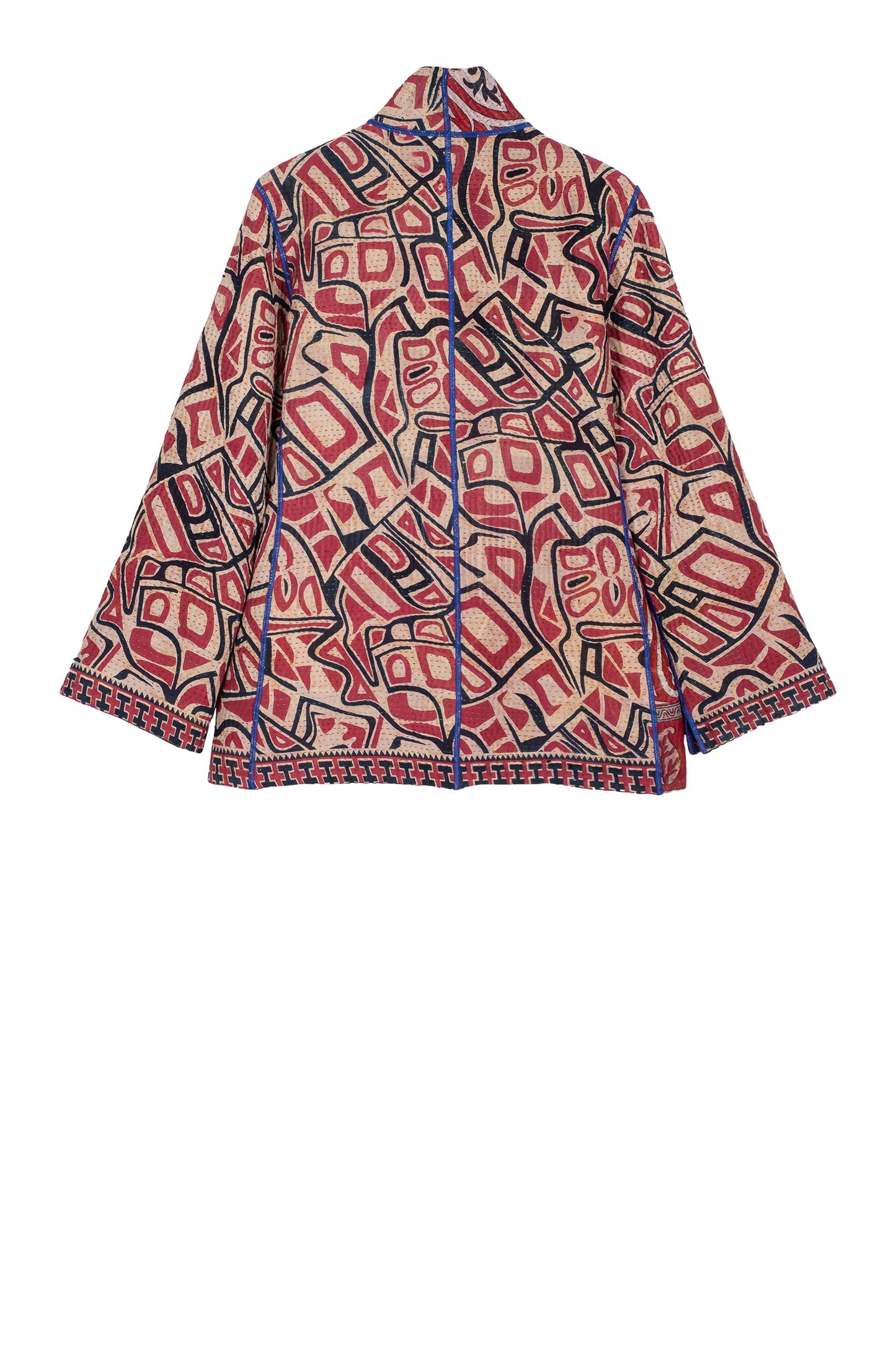 VINTAGE COTTON KANTHA SHORT JACKET