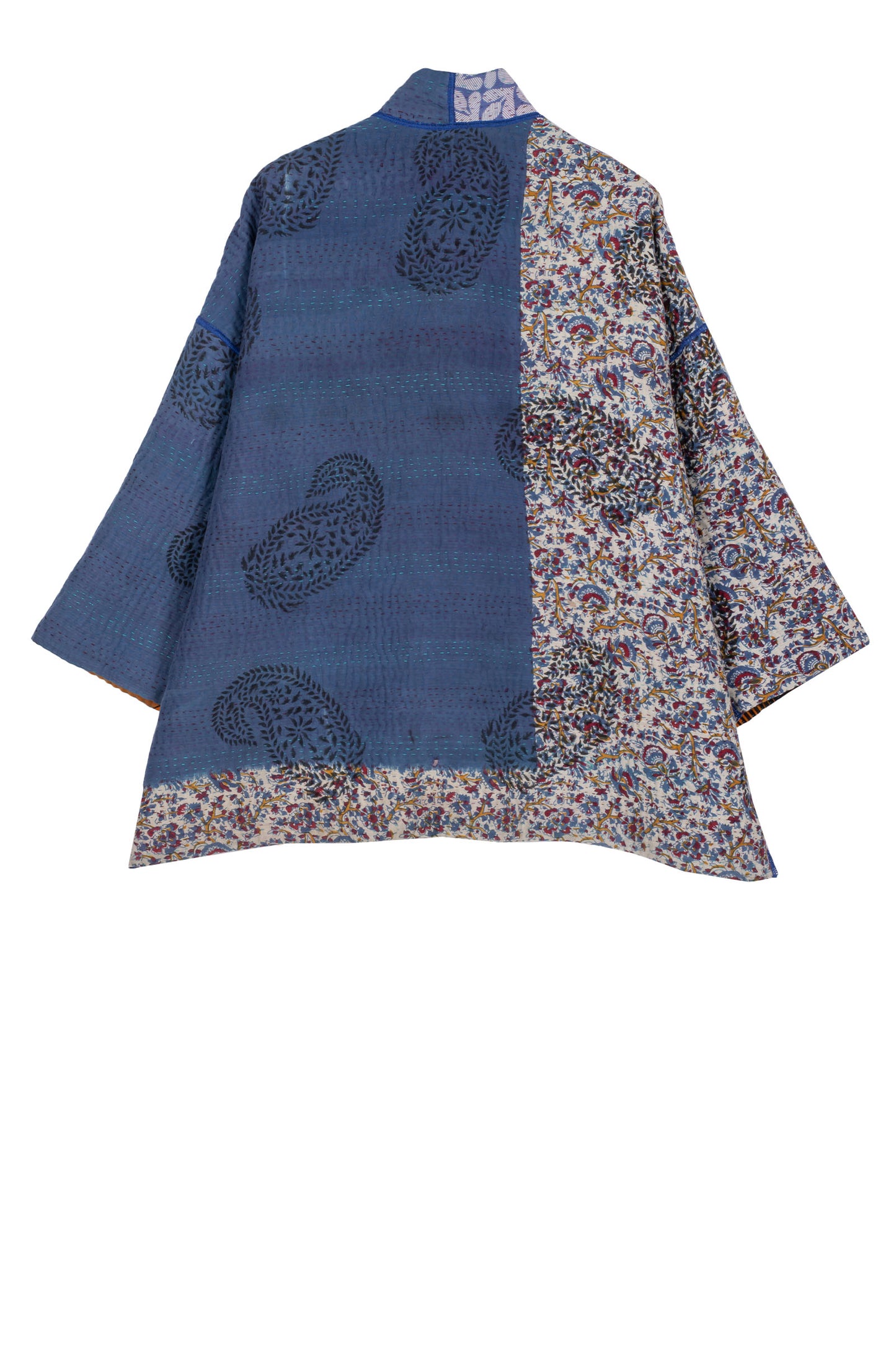 VINTAGE COTTON KANTHA MINI KIMONO JKT