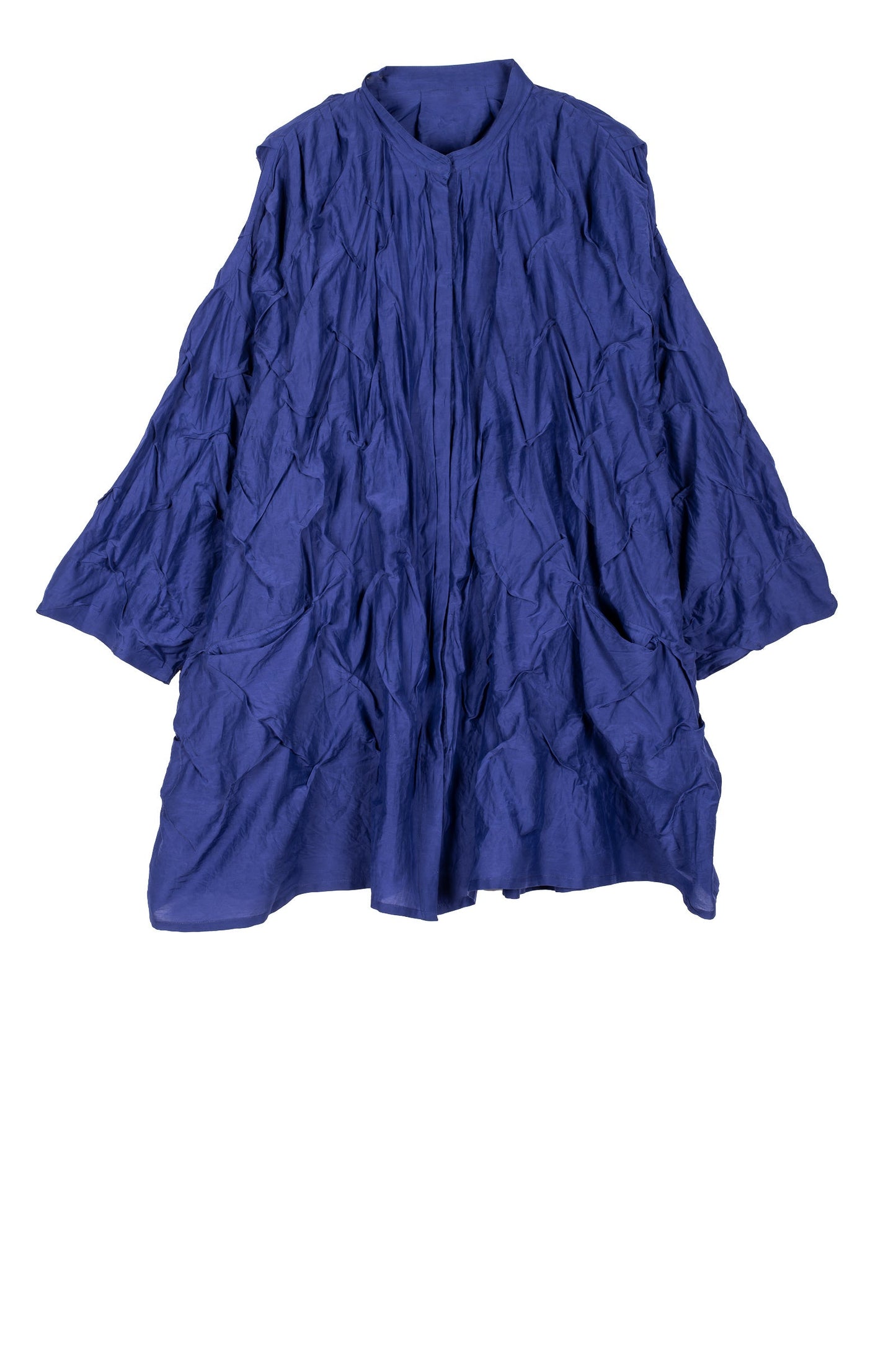 Tuck Kantha Oversized Shirt