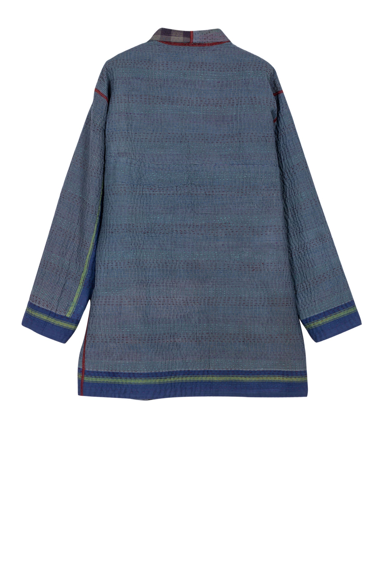 WOVEN VINTAGE COTTON KANTHA MEN'S JACKET