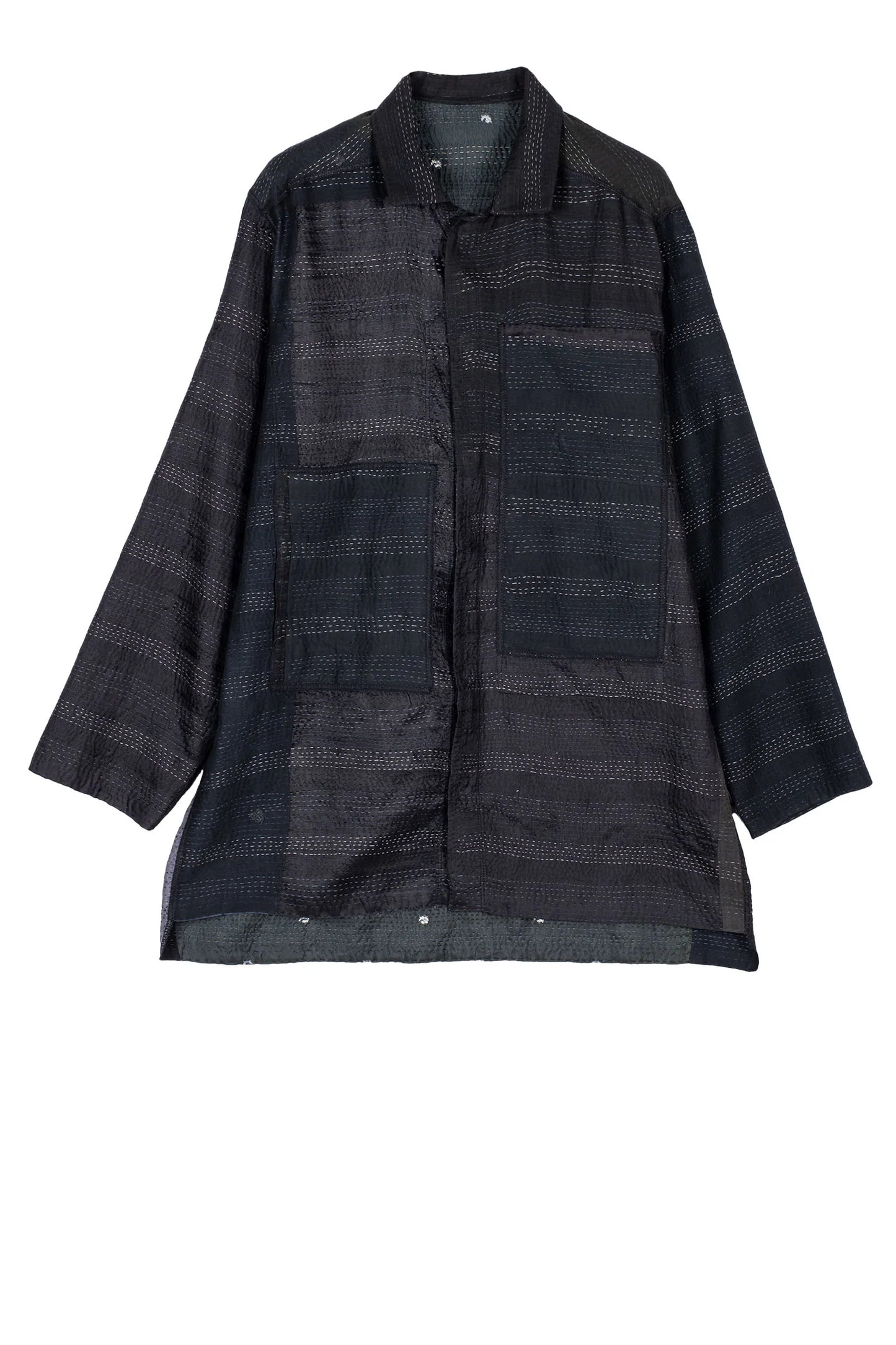 JAIPUR PATCH KANTHA SHIRT JACKET