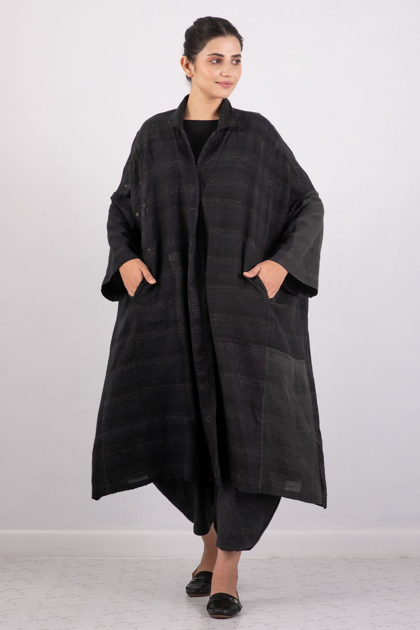 JAIPUR PATCH KANTHA OVERSIZE DRESS