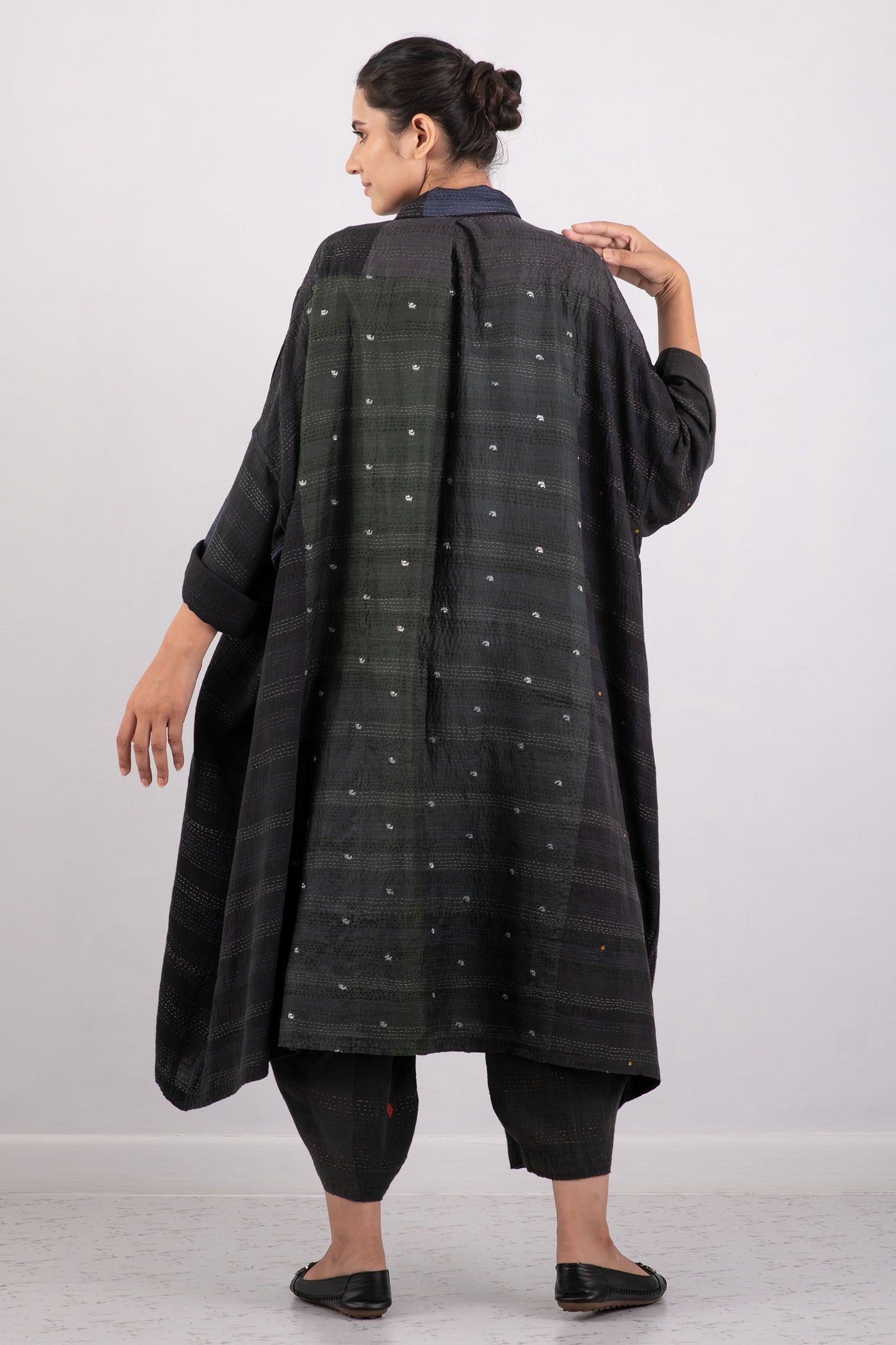 JAIPUR PATCH KANTHA OVERSIZE DRESS