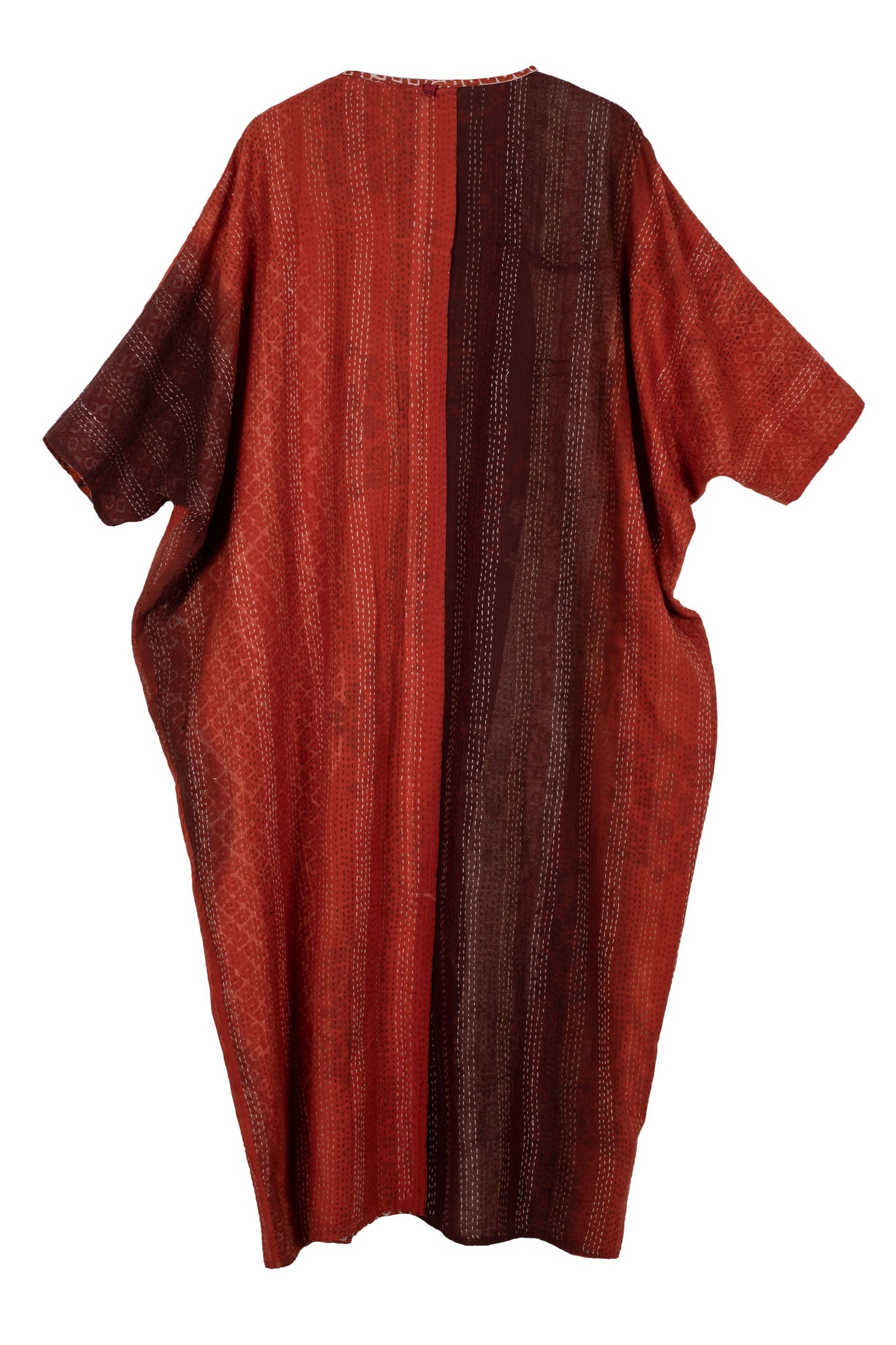 KIMONO COTTON KANTHA DOLMAN MAXI
