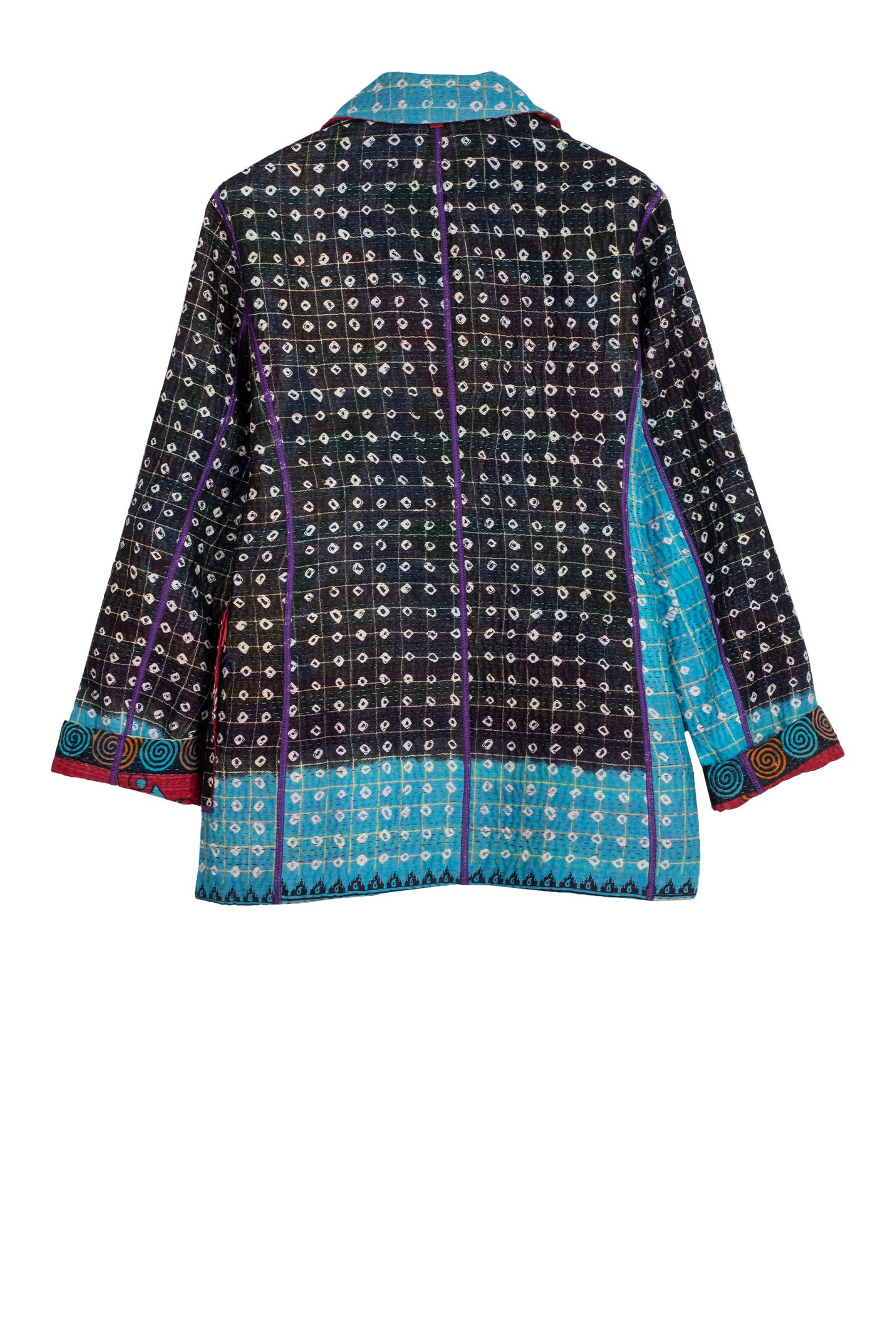 VINTAGE COTTON KANTHA BASIC JACKET