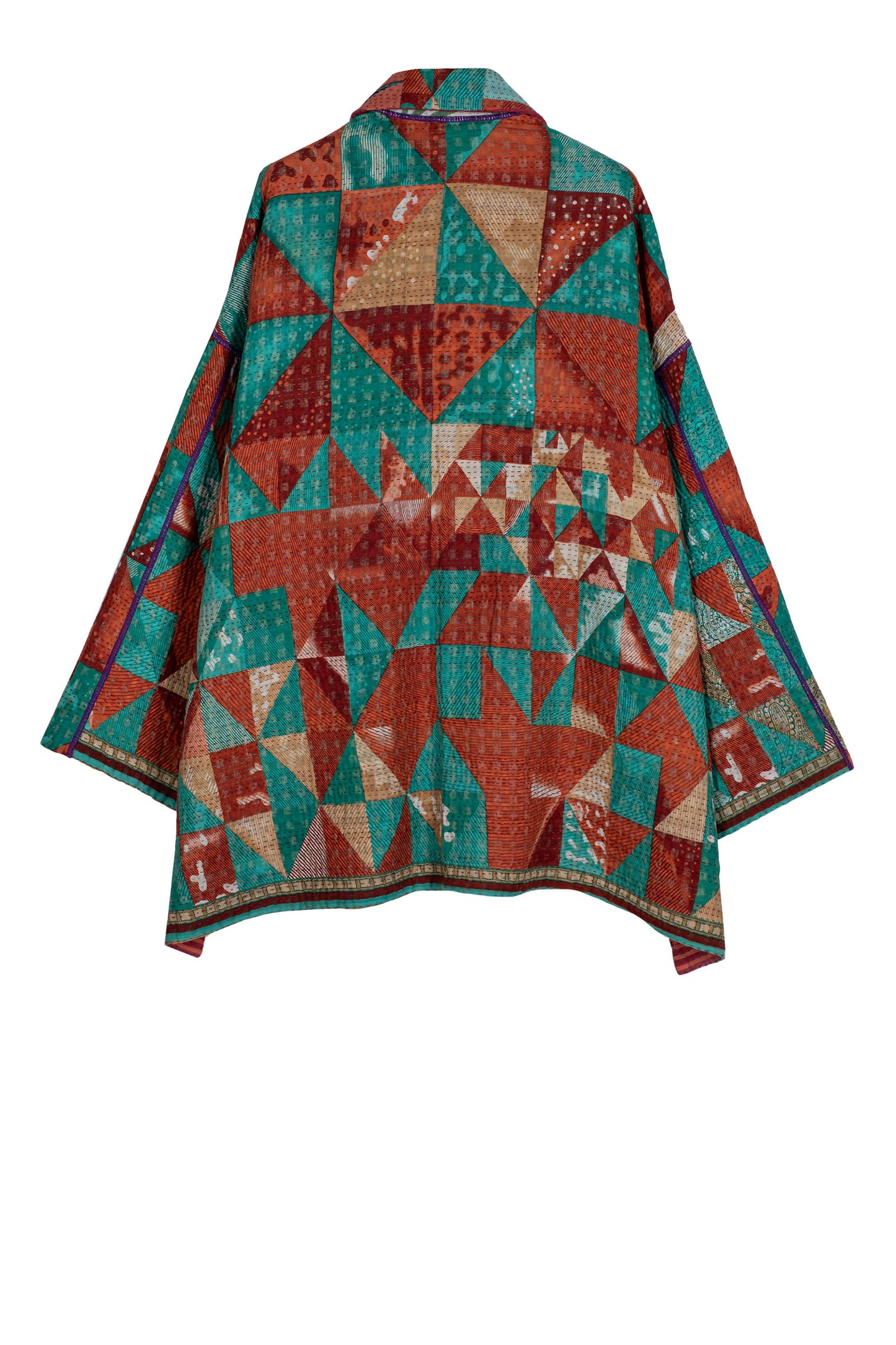 VINTAGE COTTON KANTHA PANEL JACKET