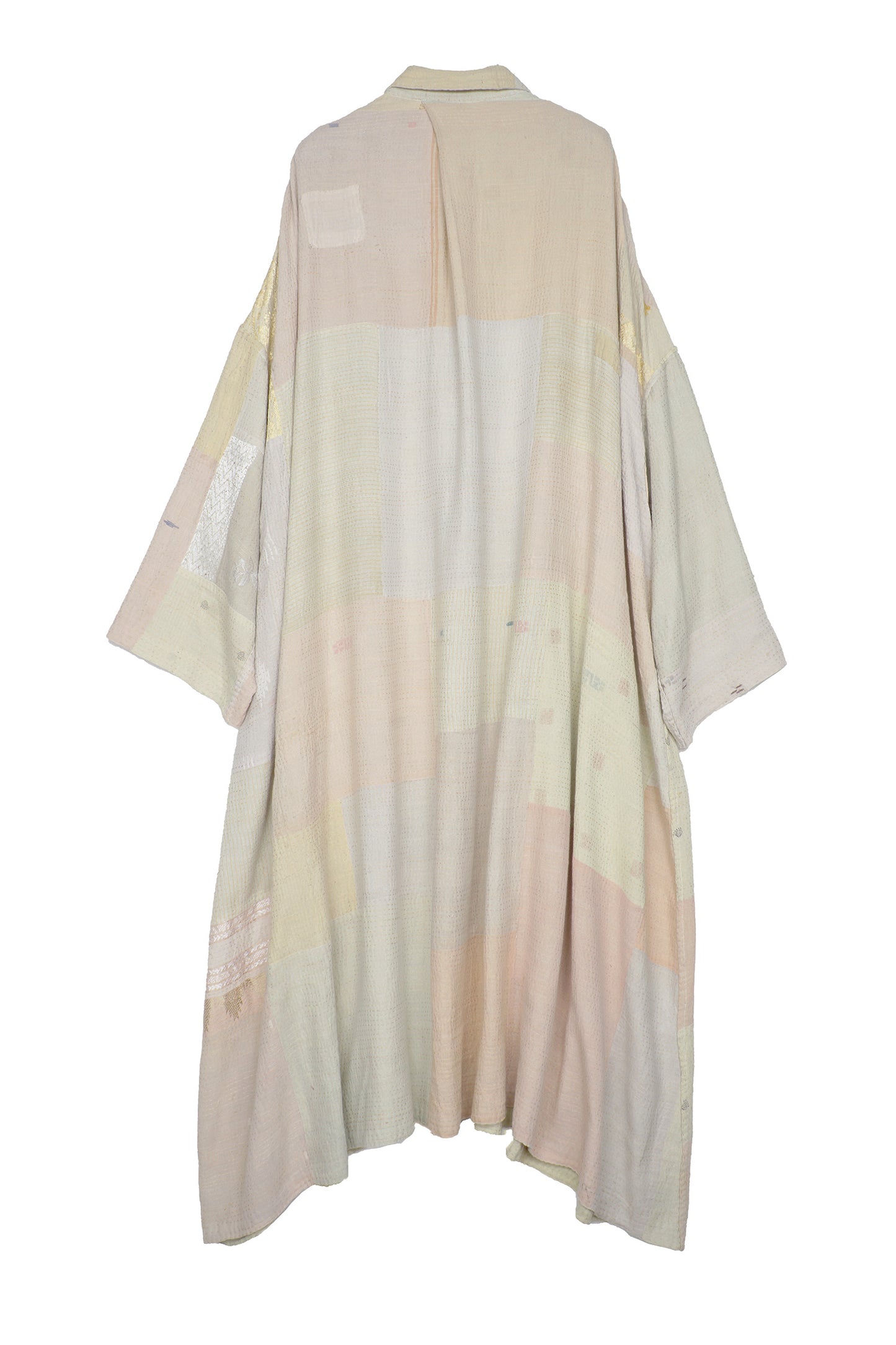 SOUTH WOVEN PATCH KANTHA OVERSIZE DRESS