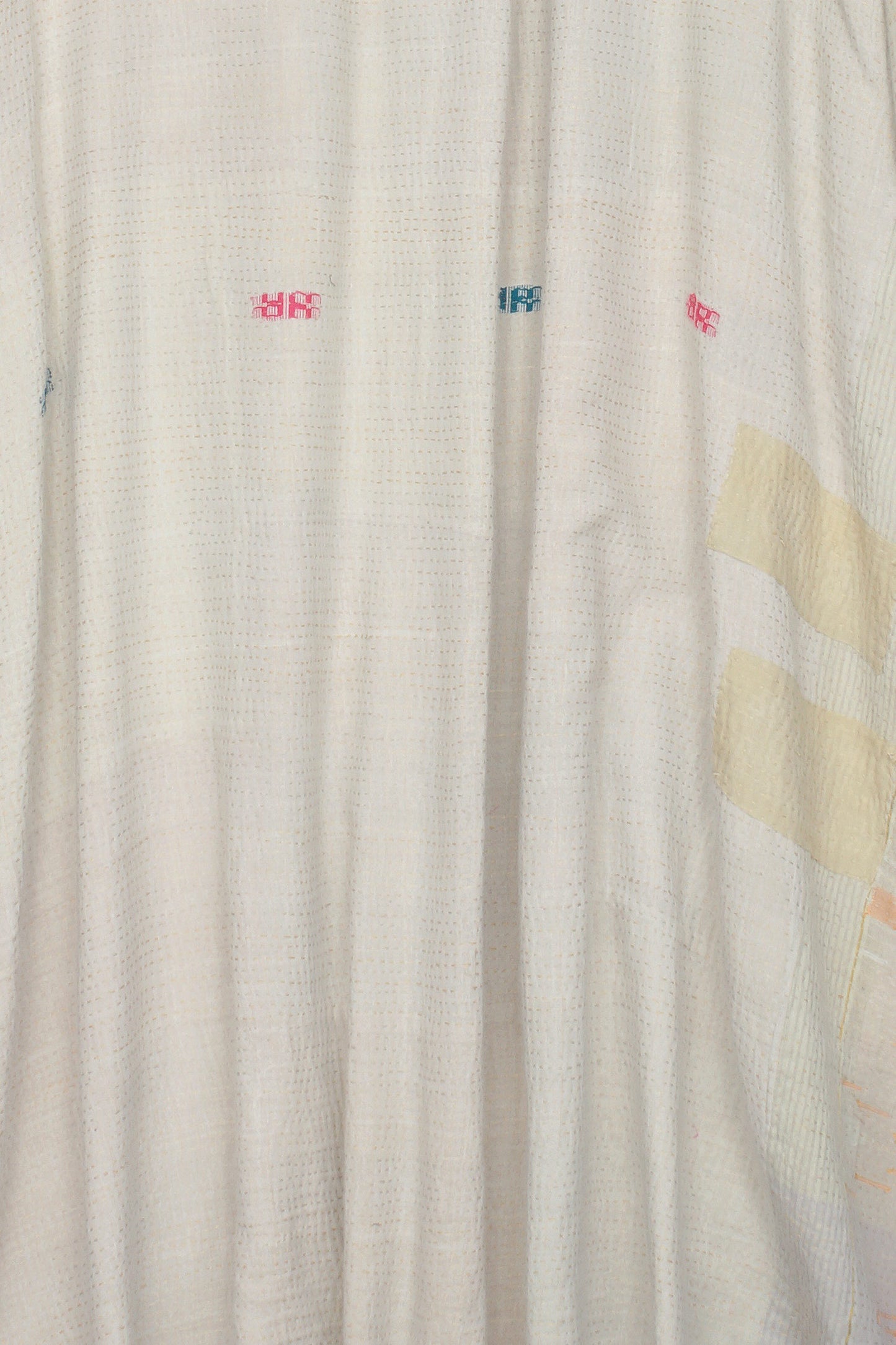 SOUTH WOVEN PATCH KANTHA OVERSIZE DRESS