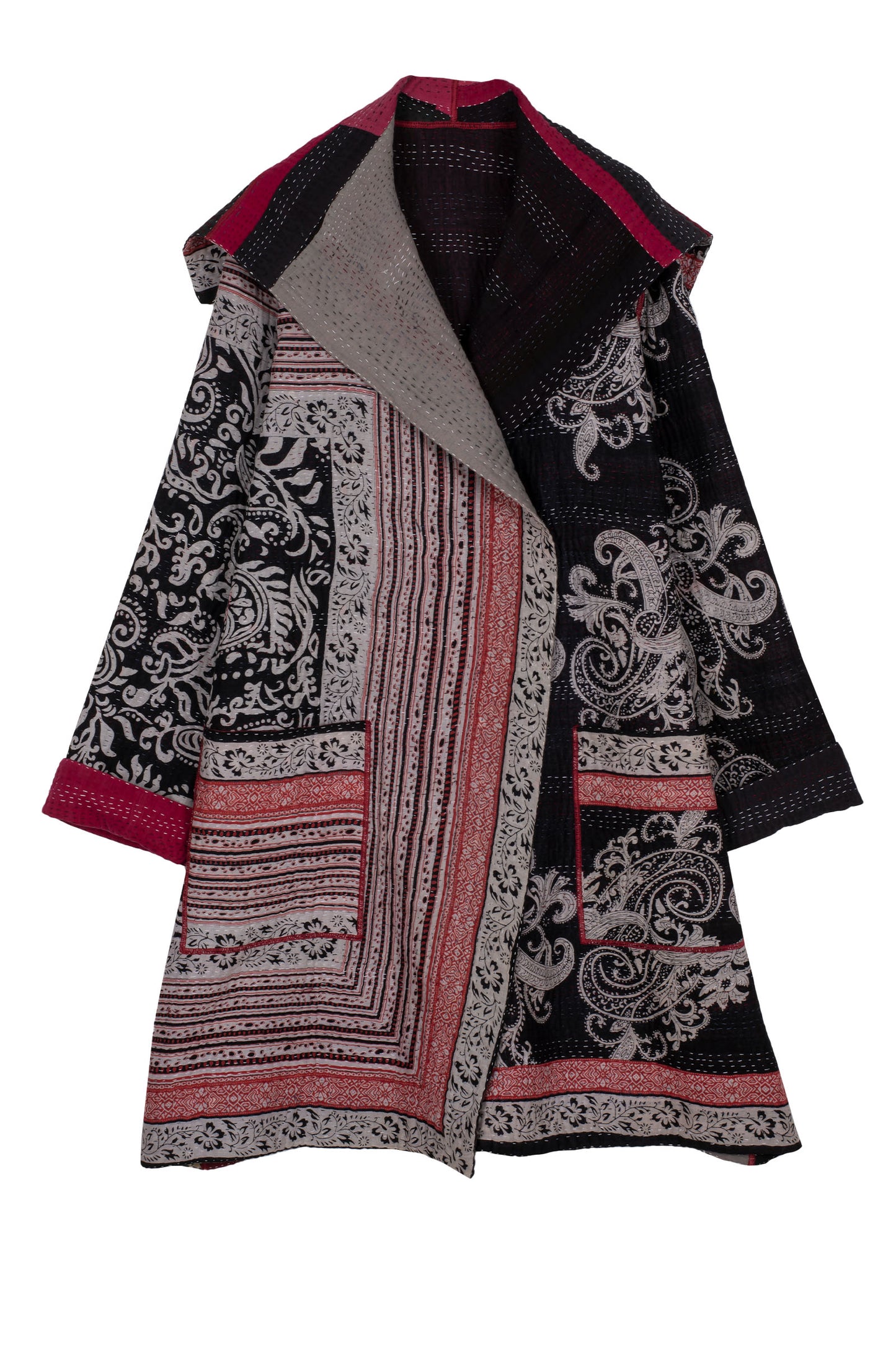 PAISLEY & PATCH KANTHA POCKET MEDIUM COAT