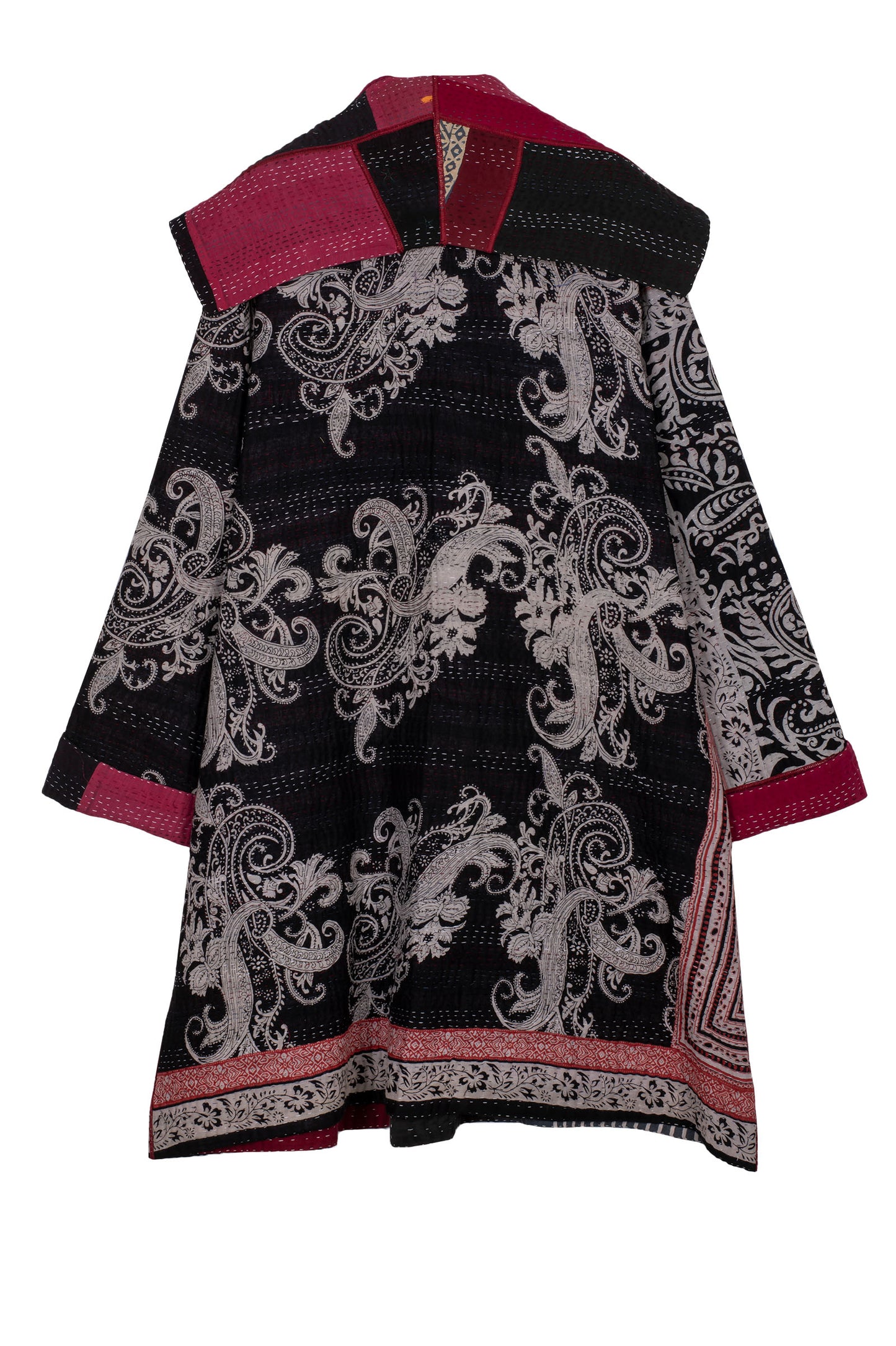 PAISLEY & PATCH KANTHA POCKET MEDIUM COAT