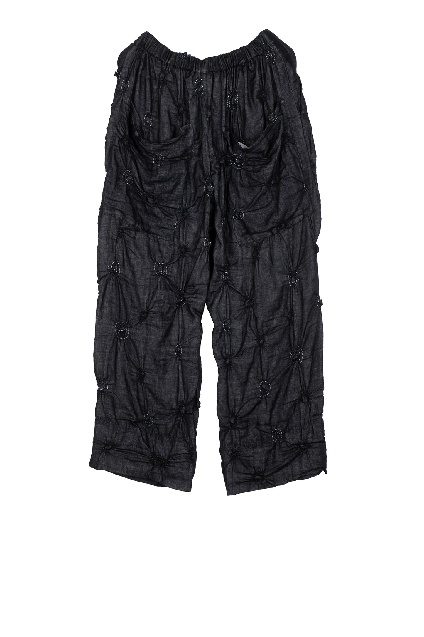 SPIRAL KANTHA BAGGY PANTS