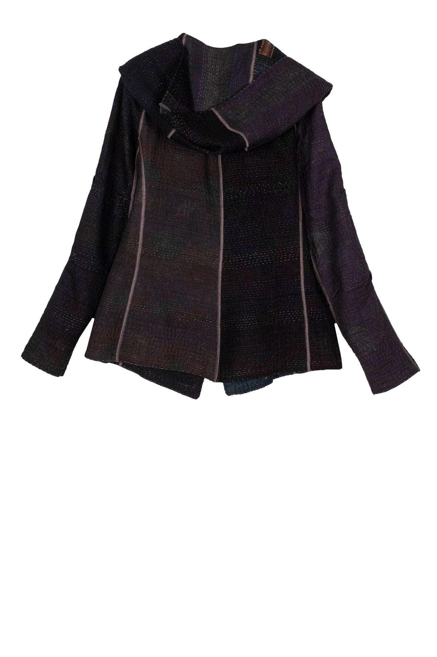 COTTON SILK SW PATCH KANTHA HOODIE JKT